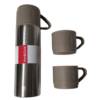 B47 Termo Con Taza Plateado 500ml
